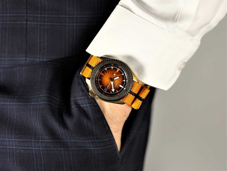 Đồng hồ Seiko SRPF70K1Automatic, trữ cót lên đến 40 giờ - Ảnh 7