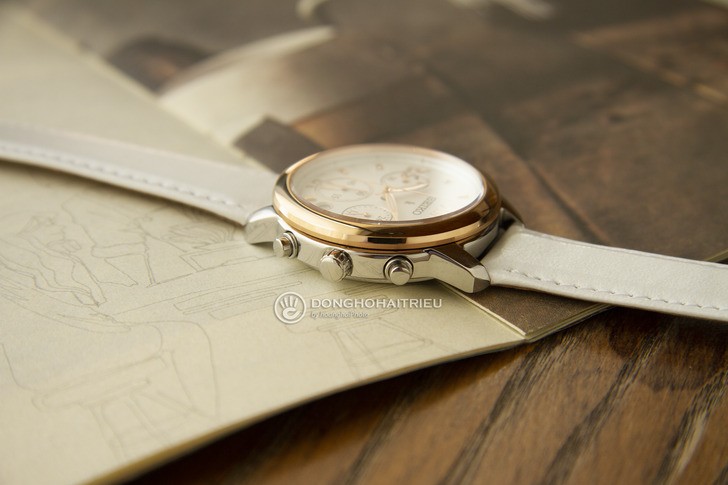 Đồng hồ Seiko SRWZ84P1 tông trắng trẻ trung, có Chronograph - Ảnh 5