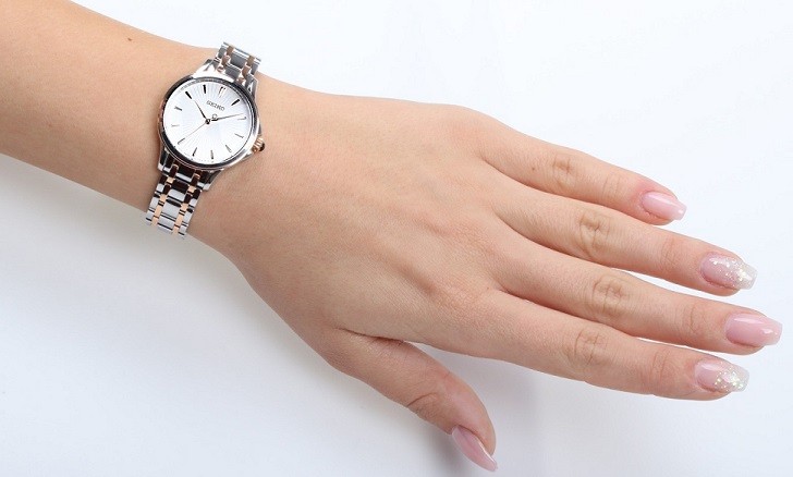 Đồng hồ Seiko SRZ492P1 thời trang, dây demi sang trọng - Ảnh 3