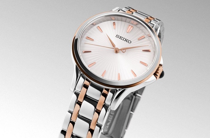 Đồng hồ Seiko SRZ492P1 thời trang, dây demi sang trọng - Ảnh 5