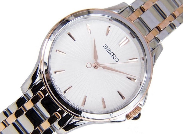 Đồng hồ Seiko SRZ492P1 thời trang, dây demi sang trọng - Ảnh 6