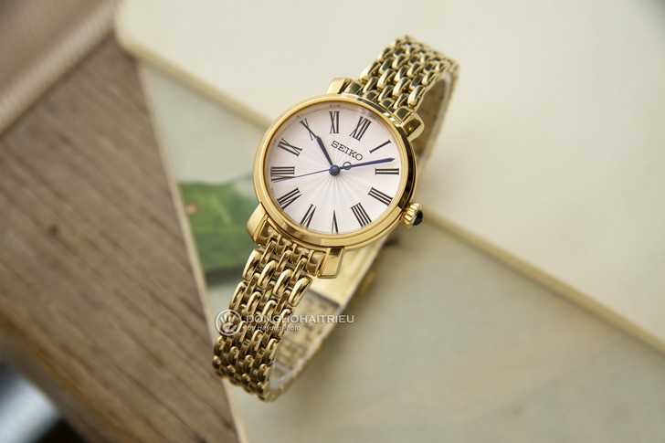 Đồng hồ nữ Seiko SRZ498P1 thời trang, mạ vàng sang trọng - Ảnh 1