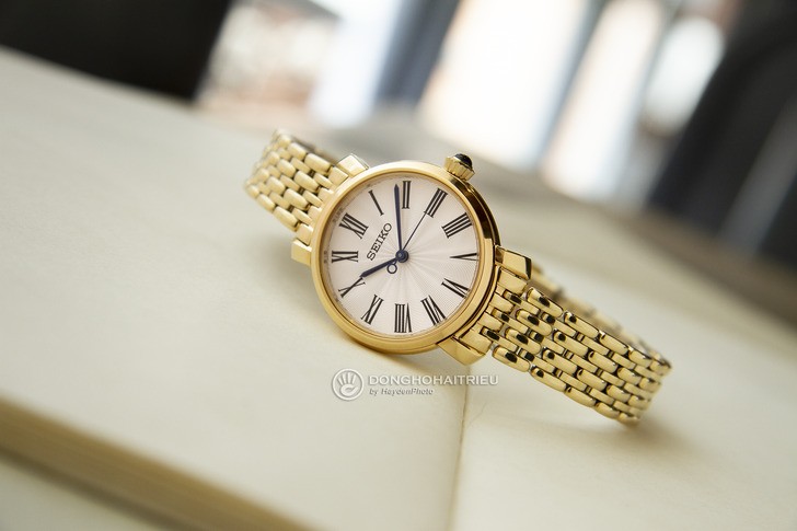 Đồng hồ nữ Seiko SRZ498P1 thời trang, mạ vàng sang trọng - Ảnh 2