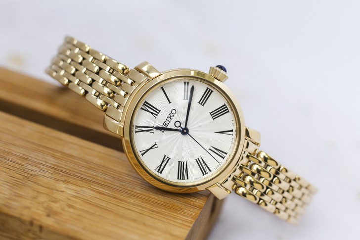 Đồng hồ nữ Seiko SRZ498P1 thời trang, mạ vàng sang trọng - Ảnh 6