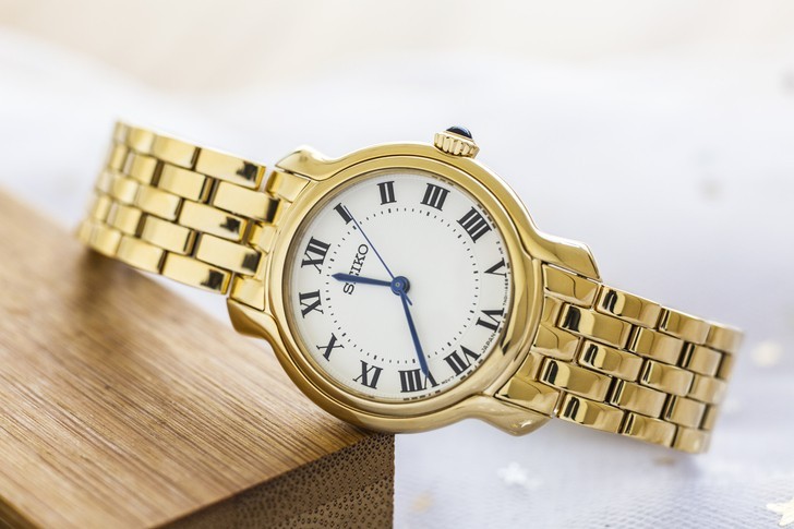 Đồng hồ Seiko SRZ520P1: Thiết kế mỏng, mạ vàng siêu bền bỉ - Ảnh 5
