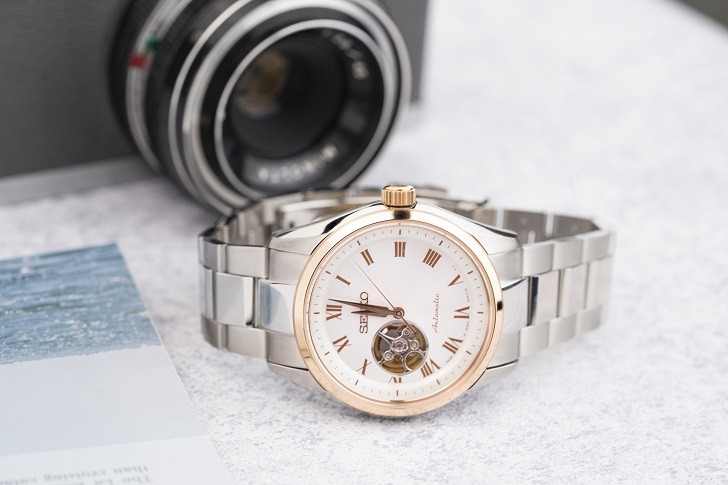 Đồng hồ cơ Seiko SSA252J1 sở hữu thiết kế lộ cơ đẳng cấp - Ảnh 1