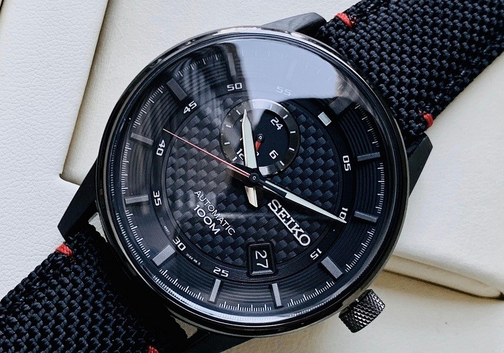 Seiko SSA383K1 ấn tượng với đồng hồ dây vải tích hợp máy tự động - Ảnh 1