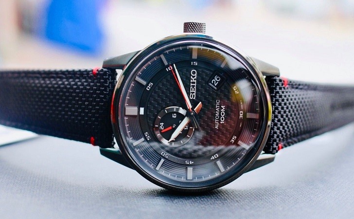Seiko SSA383K1 ấn tượng với đồng hồ dây vải tích hợp máy tự động - Ảnh 3