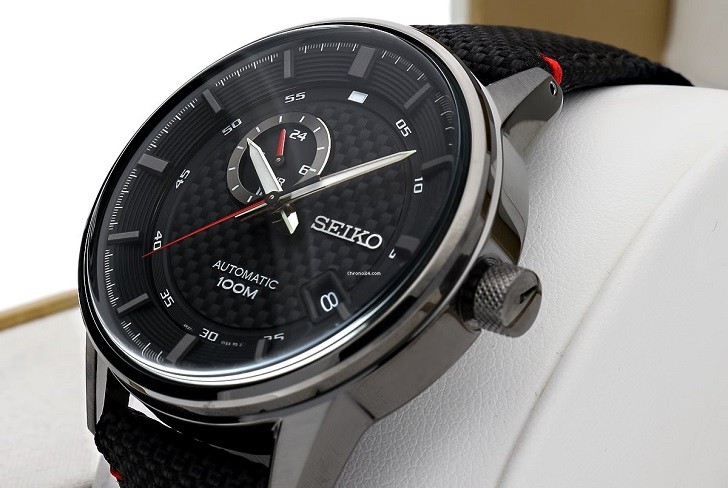 Seiko SSA383K1 ấn tượng với đồng hồ dây vải tích hợp máy tự động - Ảnh 5