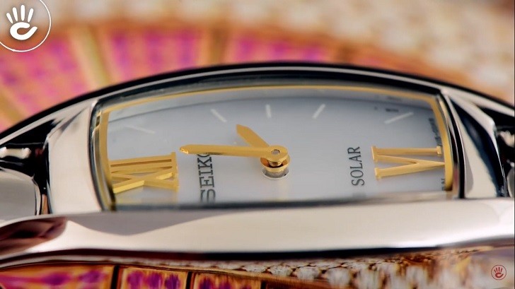 Đồng hồ nữ Seiko SUP312P1 độc đáo, máy năng lượng ánh sáng - Ảnh 3