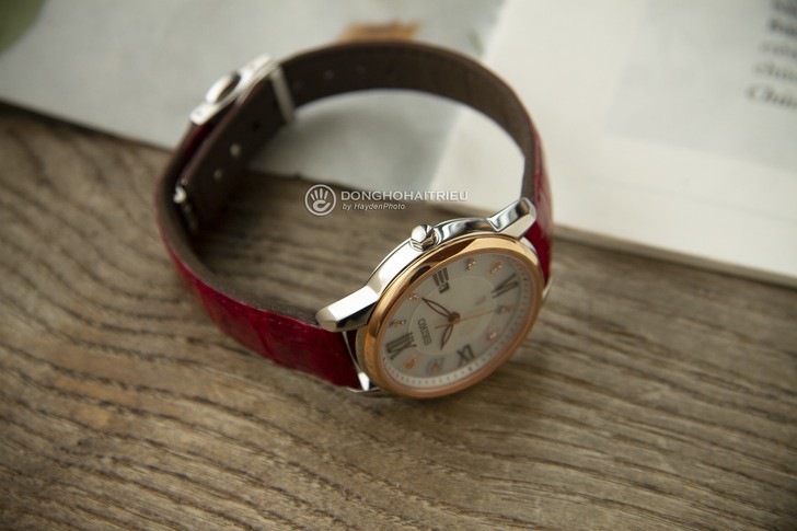 Đồng hồ Seiko SUT370J1 đính đá nổi bật, phối màu trẻ trung - Ảnh 5