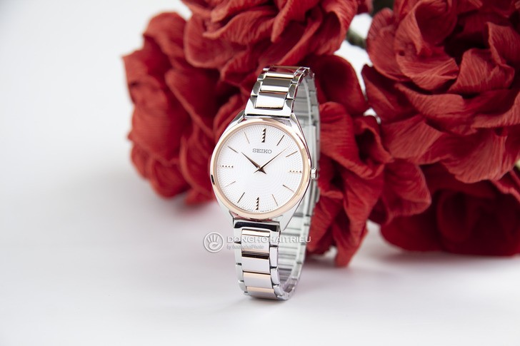 Đồng hồ nữ Seiko SWR034P1 sang trọng, máy quartz tiện lợi - Ảnh 1