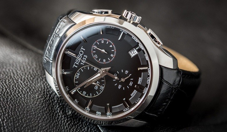 Đồng hồ Tissot T035.439.16.051.00 ba ô chức năng bấm giờ - Ảnh 1