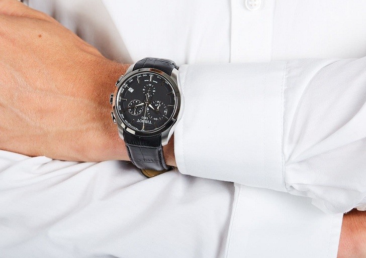 Đồng hồ Tissot T035.439.16.051.00 ba ô chức năng bấm giờ - Ảnh 3