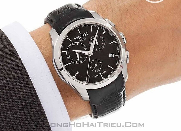 Đồng hồ Tissot T035.439.16.051.00 ba ô chức năng bấm giờ - Ảnh 5