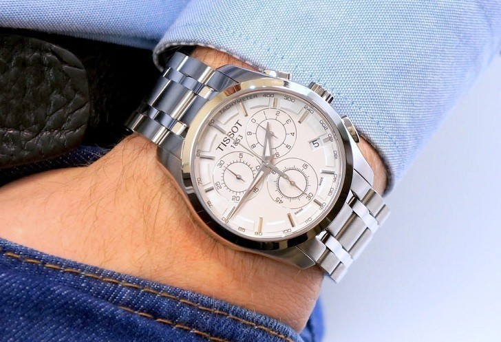 Đồng hồ Tissot T035.617.11.031.00 máy quartz chính xác cao - Ảnh 1