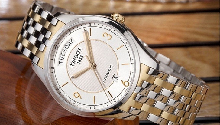 Đồng hồ Tissot T038.430.22.037.00 họa tiết guilloché cổ điển - Ảnh 3