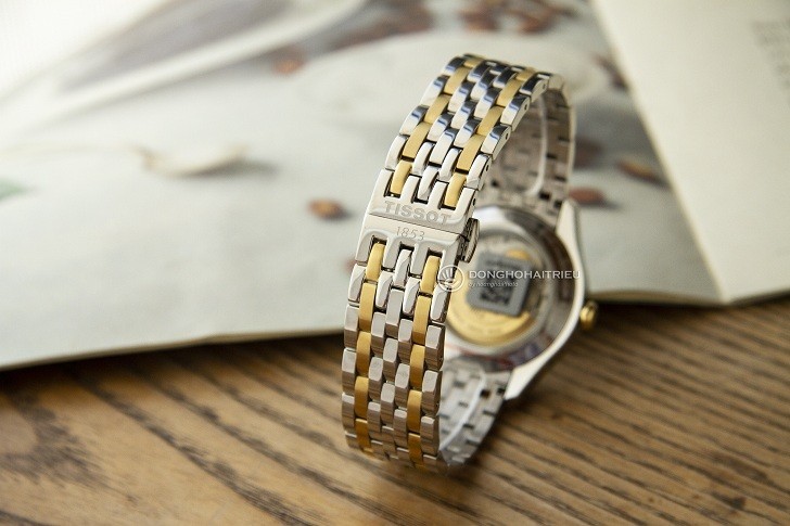 Đồng hồ Tissot T038.430.22.037.00 họa tiết guilloché cổ điển - Ảnh 4