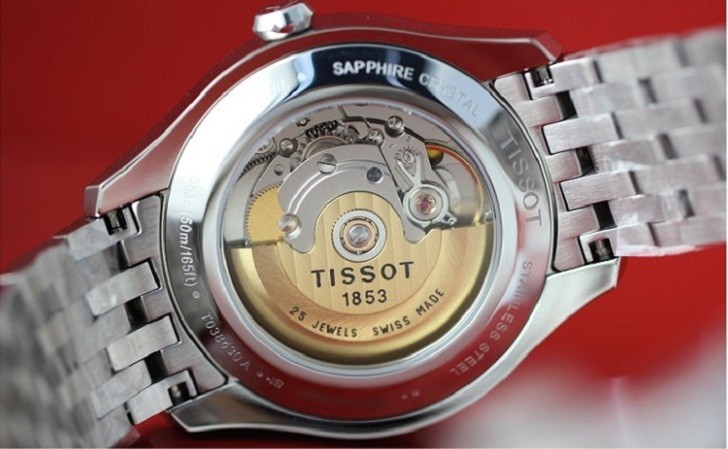 Đồng hồ Tissot T038.430.22.037.00 họa tiết guilloché cổ điển - Ảnh 5