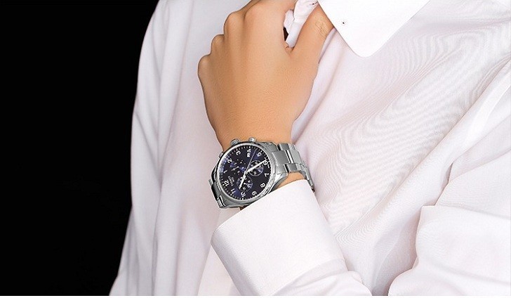 Đồng hồ Tissot T055.417.11.047.00 mặt số xanh tựa đại dương - Ảnh 1