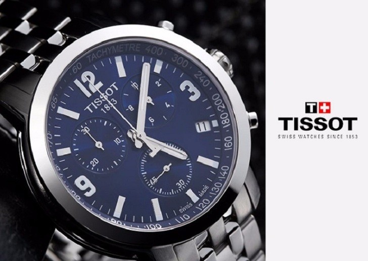 Đồng hồ Tissot T055.417.11.047.00 mặt số xanh tựa đại dương - Ảnh 3