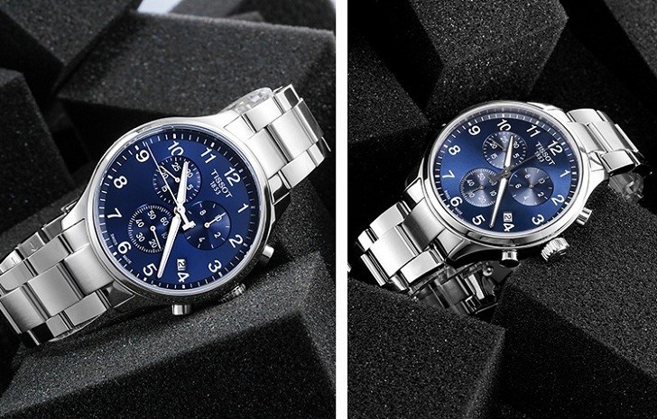 Đồng hồ Tissot T055.417.11.047.00 mặt số xanh tựa đại dương - Ảnh 4
