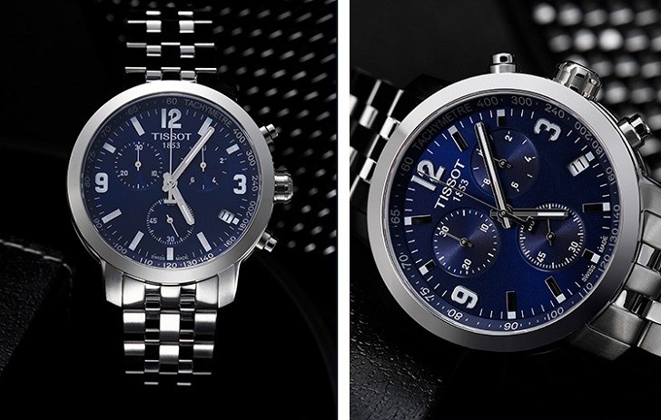 Đồng hồ Tissot T055.417.11.047.00 mặt số xanh tựa đại dương - Ảnh 5
