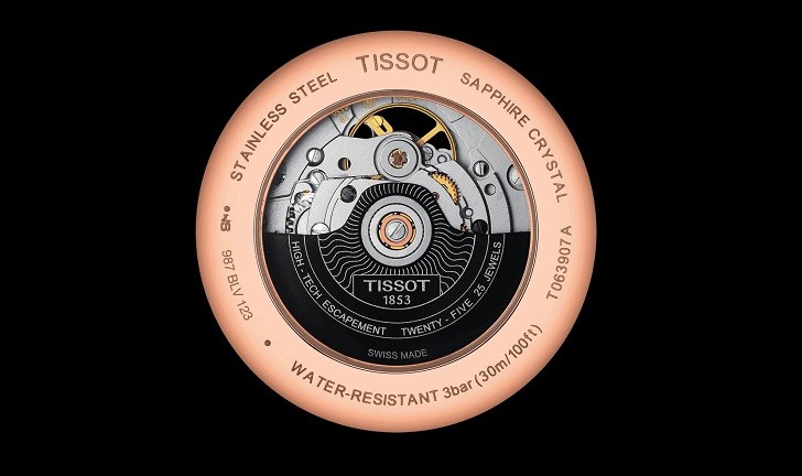 Đồng hồ Tissot T063.907.36.068.00 lộ cơ độc đáo trên mặt số - Ảnh 5
