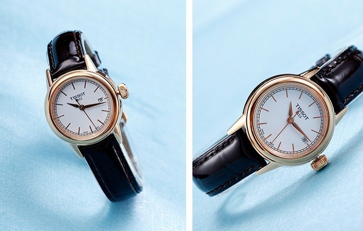 Đồng hồ Tissot T085.210.36.011.00 dây da trơn chính hãng - Ảnh 3