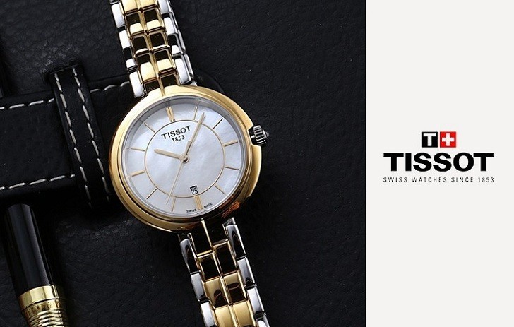 Đồng hồ Tissot T094.210.22.111.01 dây đeo kim loại mạ vàng - Ảnh 5