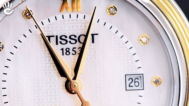 Đồng hồ Tissot T097.010.22.116.00 pha lê đính trên mặt số - Ảnh 2