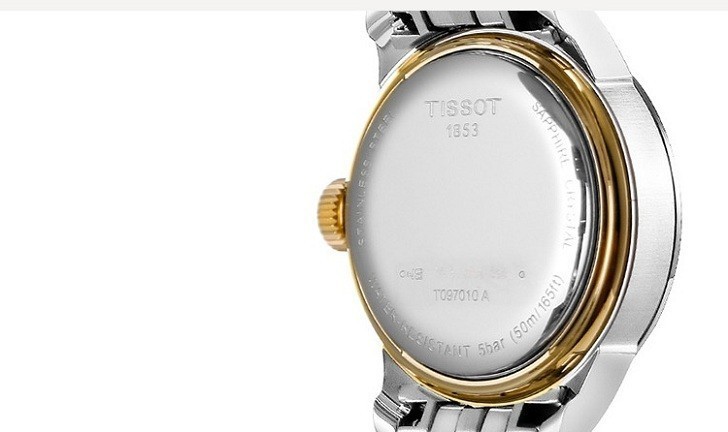 Đồng hồ Tissot T097.010.22.116.00 pha lê đính trên mặt số - Ảnh 5
