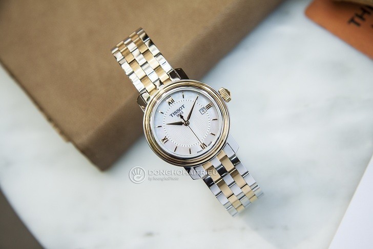 Đồng hồ Tissot T097.010.22.118.00 dây đeo mạ vàng nổi bật - Ảnh 2