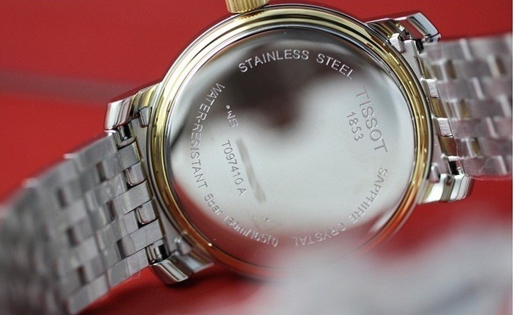 Đồng hồ Tissot T097.410.22.038.00 dây kim loại demi mạ vàng - Ảnh 6