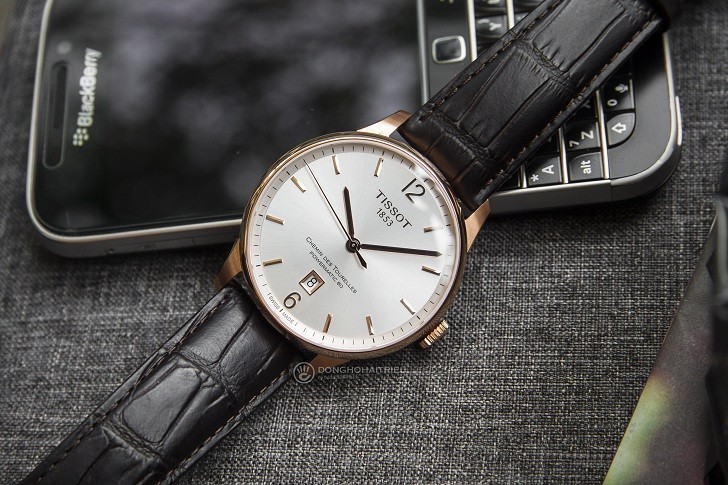 Đồng hồ Tissot T099.407.36.037.00 dây da dập vân cao cấp - Ảnh 1