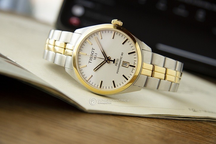 Đồng hồ Tissot T101.407.22.031.00 dây kim loại demi mạ vàng - Ảnh 2