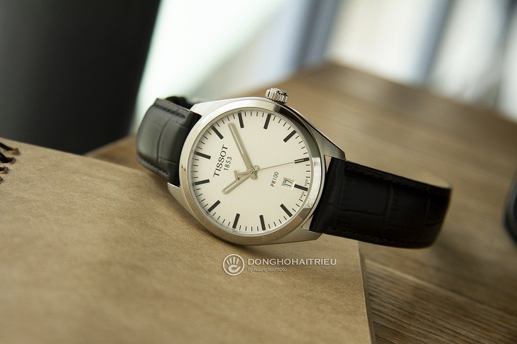 Đồng hồ Tissot T101.410.16.031.00 bộ kim chỉ phủ dạ quang - Ảnh 1