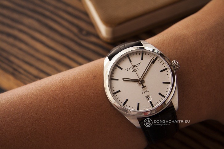 Đồng hồ Tissot T101.410.16.031.00 bộ kim chỉ phủ dạ quang - Ảnh 3