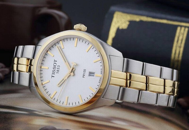 Đồng hồ nam Tissot T101.410.22.031.00 mạ vàng sang trọng - Ảnh 3