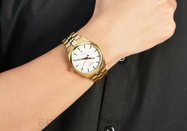 Đồng hồ Tissot T101.410.33.031.00 lớp ngoài mạ vàng nổi bật - Ảnh 1