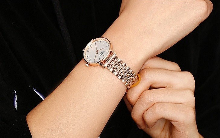 Đồng hồ Tissot T109.210.33.031.00 màu vàng hồng thời trang - Ảnh 6