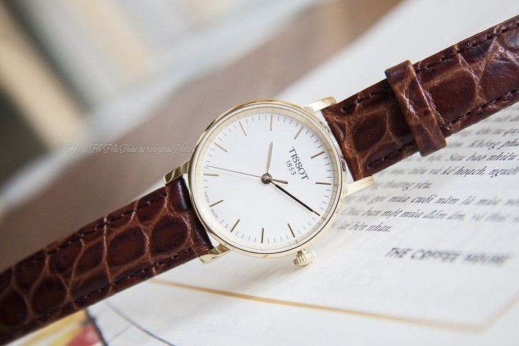 Đồng hồ Tissot T109.210.36.031.00 dây da dập vân lạ mắt - Ảnh 3