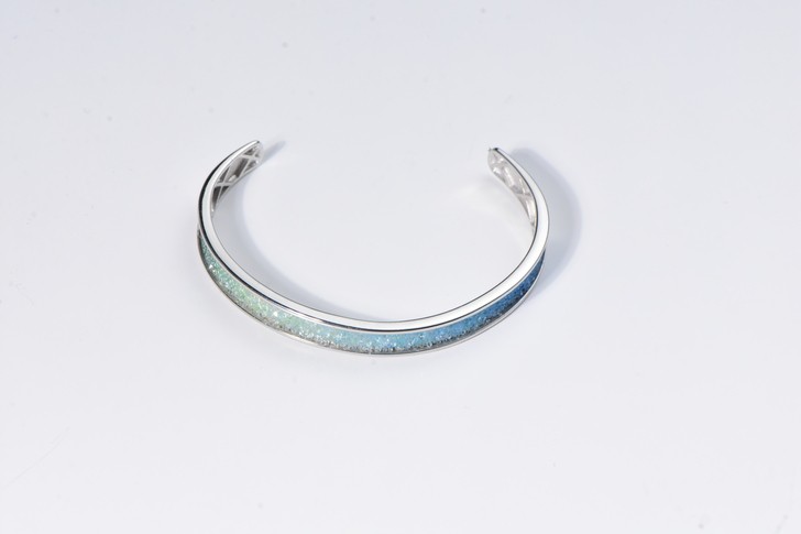 Sức hút vòng tay Sokolov 94050824-18 đá Swarovski màu xanh - ảnh 1
