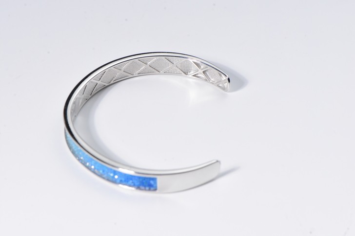 Sức hút vòng tay Sokolov 94050824-18 đá Swarovski màu xanh - ảnh 2