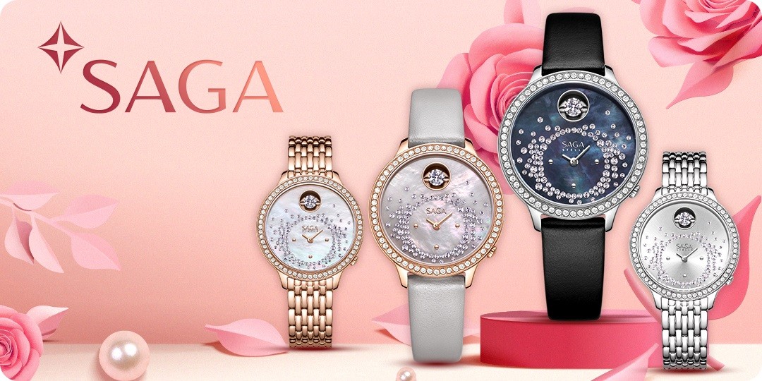 Đồng hồ, trang sức Saga chính hãng 100%