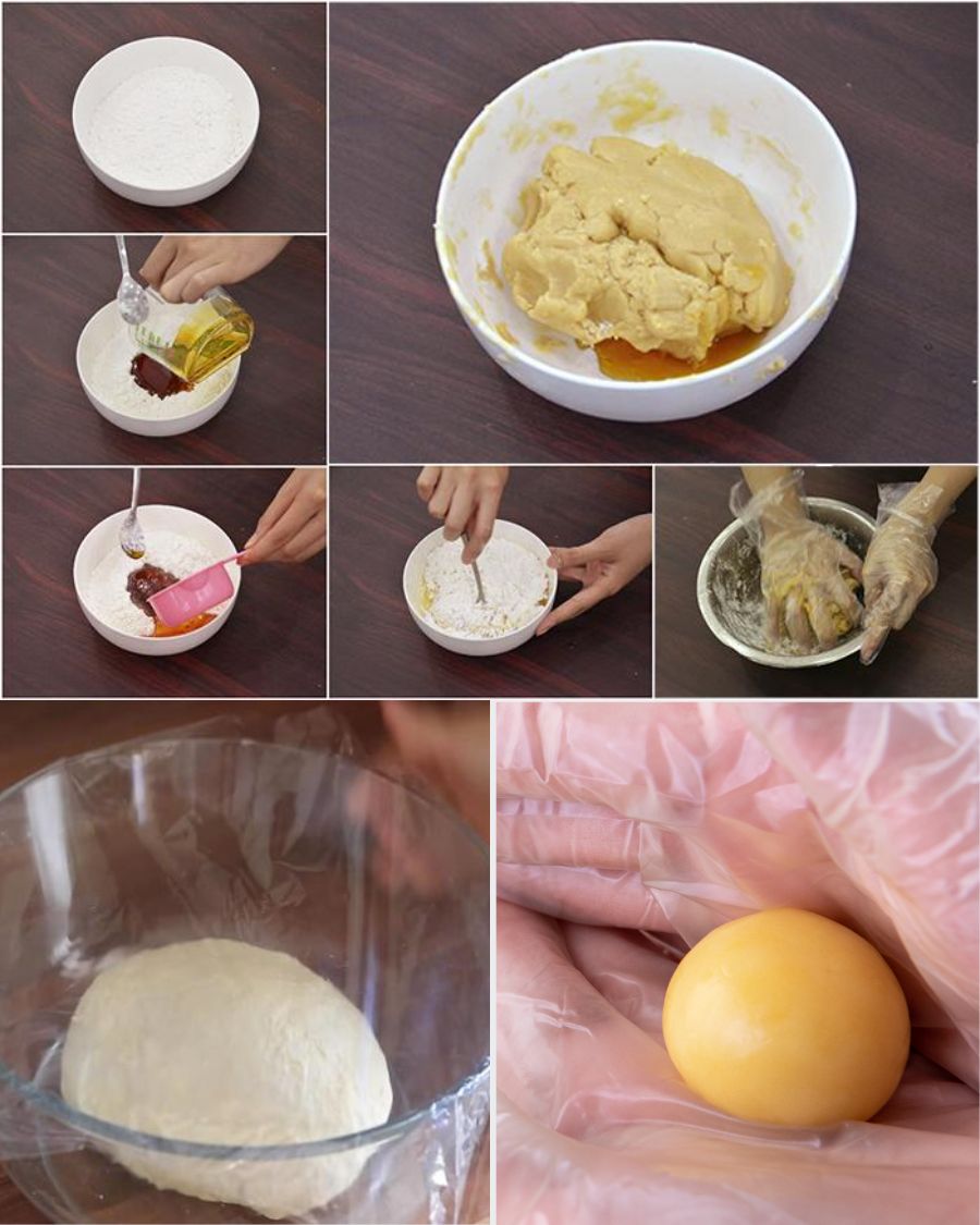 Cách làm bánh trung thu bằng nồi chiên không dầu siêu đơn giản, thơm ngon - Ảnh 7