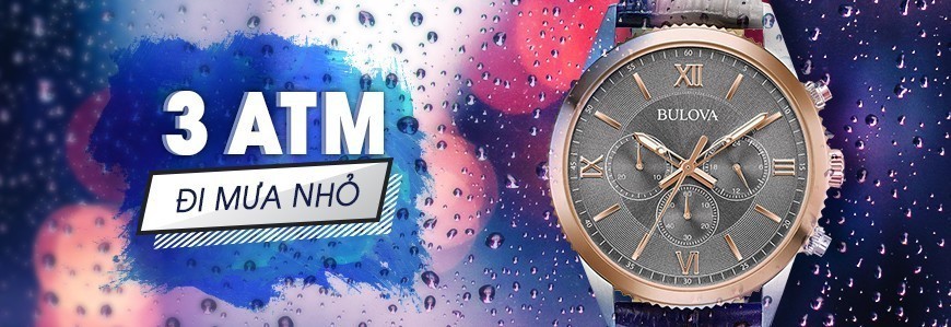 Đồng hồ chống nước 3ATM chính hãng 100% đi mưa, tắm rửa