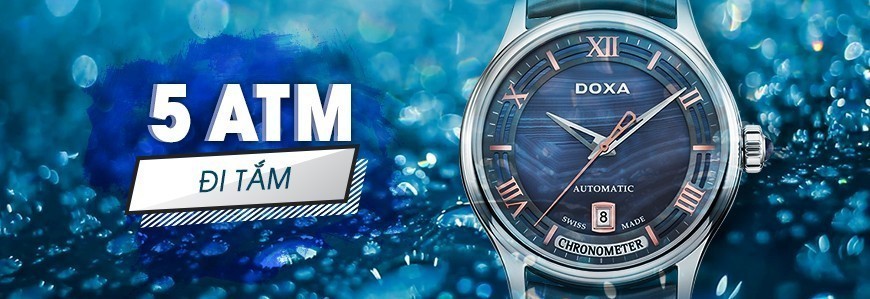 Đồng hồ chống nước 5ATM chính hãng 100% đi mưa lớn, tắm rửa thoải mái