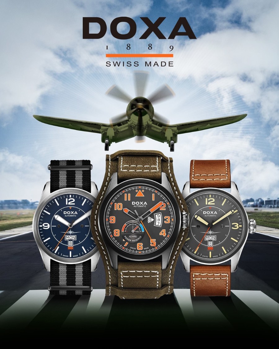 Đồng hồ Doxa Pilot dành cho phi công
