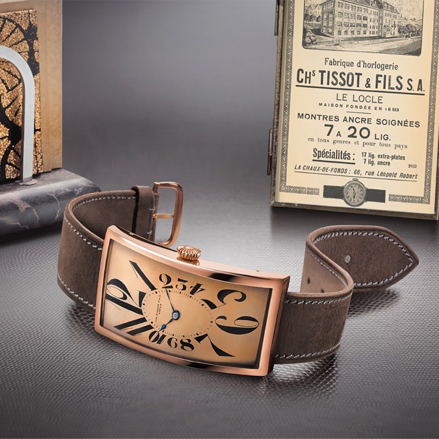 Tên của dòng đồng hồ Tissot cổ này được lấy cảm hứng từ kiểu dáng phần vỏ hệt như trái chuối - ảnh 7
